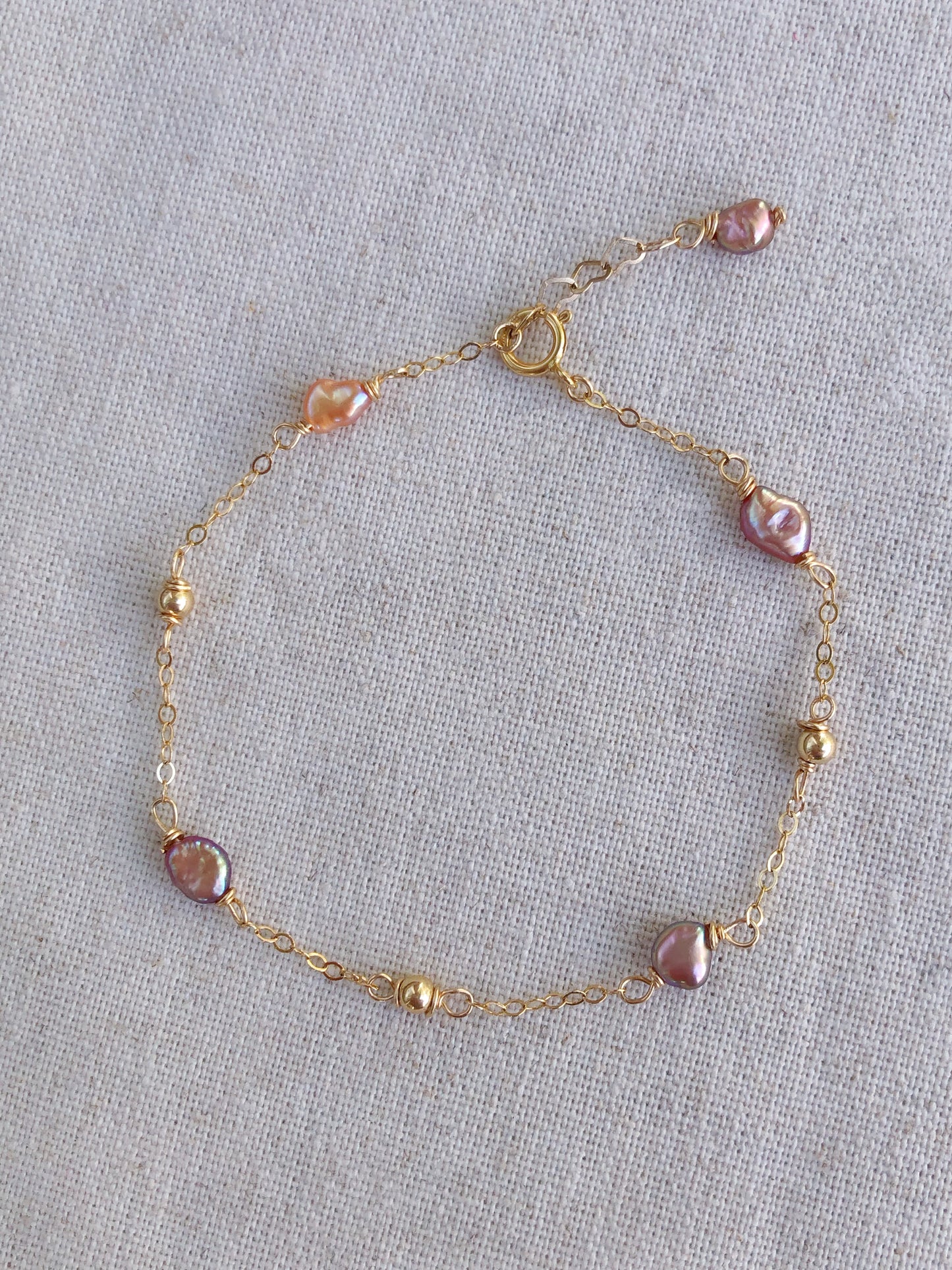 Couleur de Mistissi Keshi Pearl Bracelet