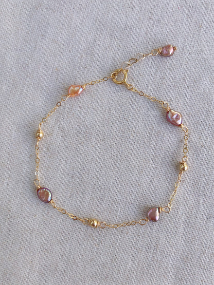 Couleur de Mistissi Keshi Pearl Bracelet