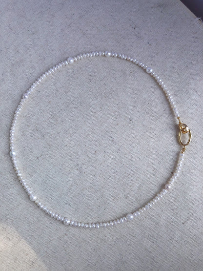 Golden Mistissi Baroque Pearl Necklace