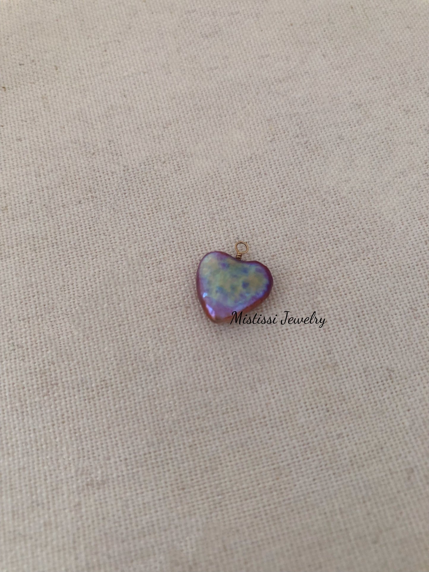 Cœur de Mistissi Pendant: Purple Heart