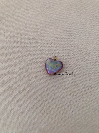 Cœur de Mistissi Pendant: Purple Heart