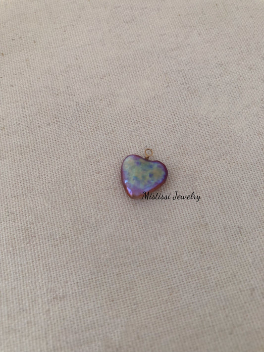 Cœur de Mistissi Pendant: Purple Heart