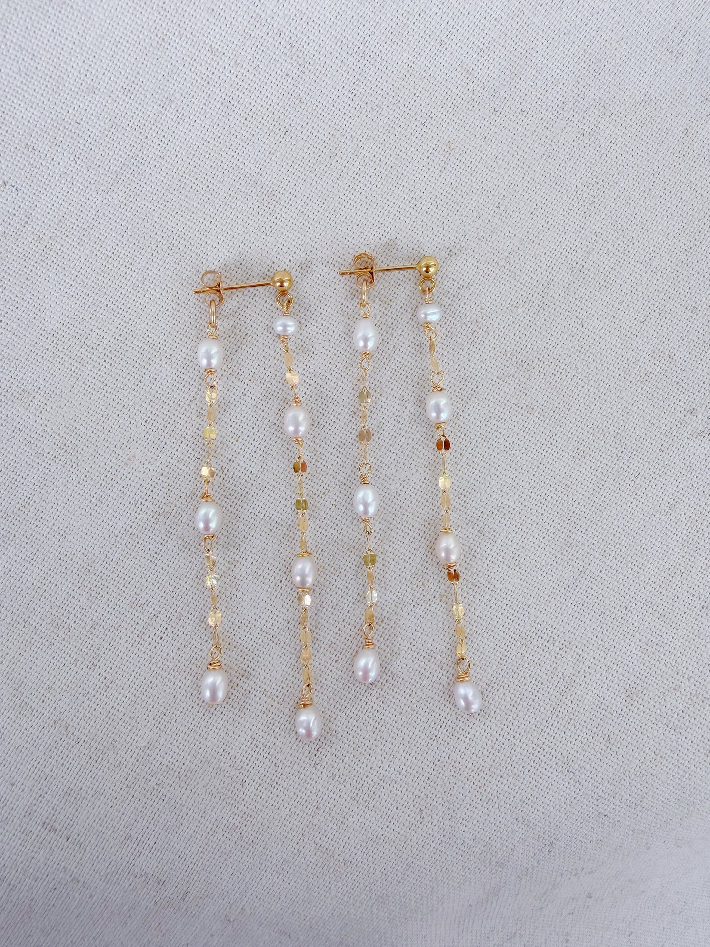 Mistissi Pearl Cascade Drop Earrings