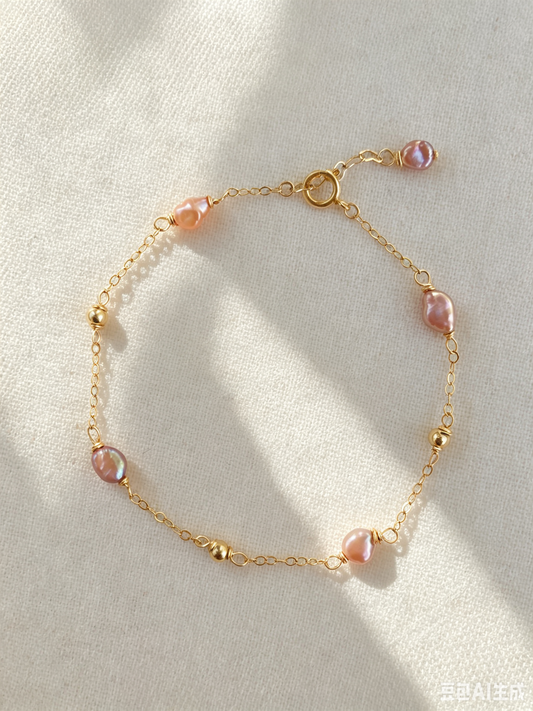 Couleur de Mistissi Keshi Pearl Bracelet