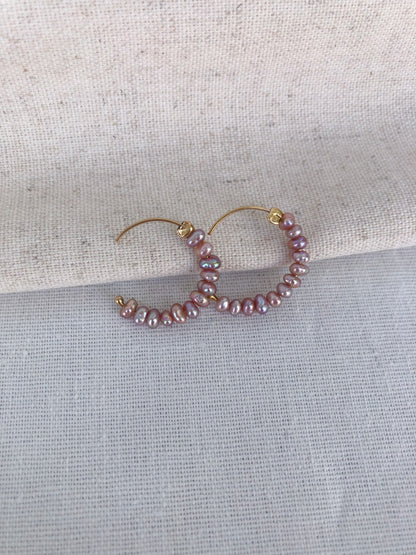 Éclat de Mistissi Hoops – Blush Pearl Edition