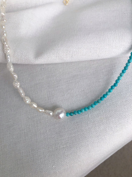 Blue de Mistissi Keshi Choker