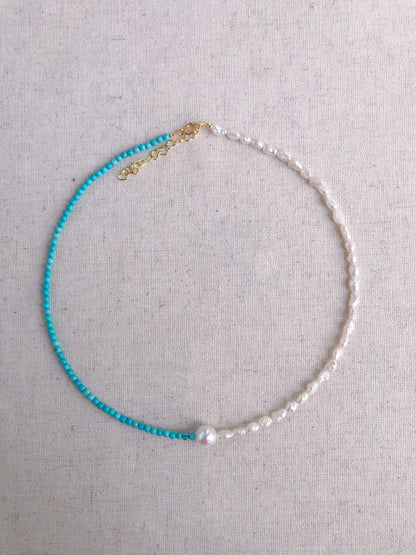 Blue de Mistissi Keshi Choker