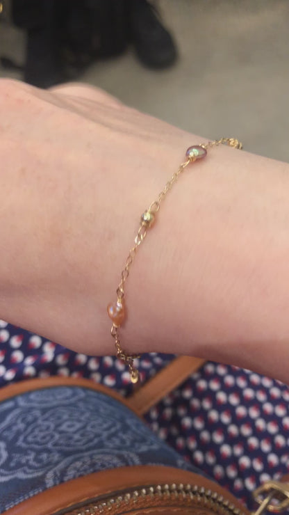 Couleur de Mistissi Keshi Pearl Bracelet