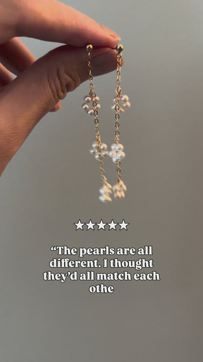 Mistissi Flower Drop Earrings