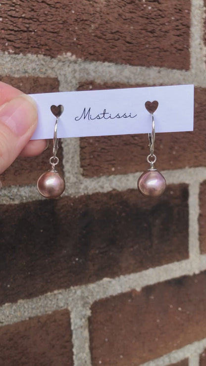 Amour de Mistissi: Metallic Edison Pearl Earrings