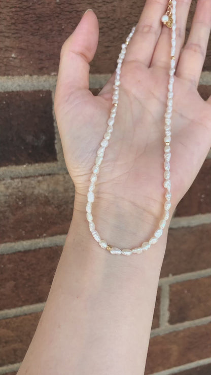 Amour de Mistissi Heart Keshi Necklace