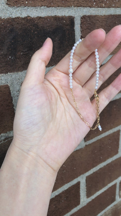 Baroque Pearl Anklet