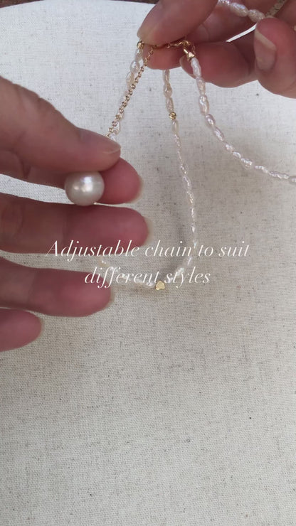 Amour de Mistissi Keshi Drop Necklace