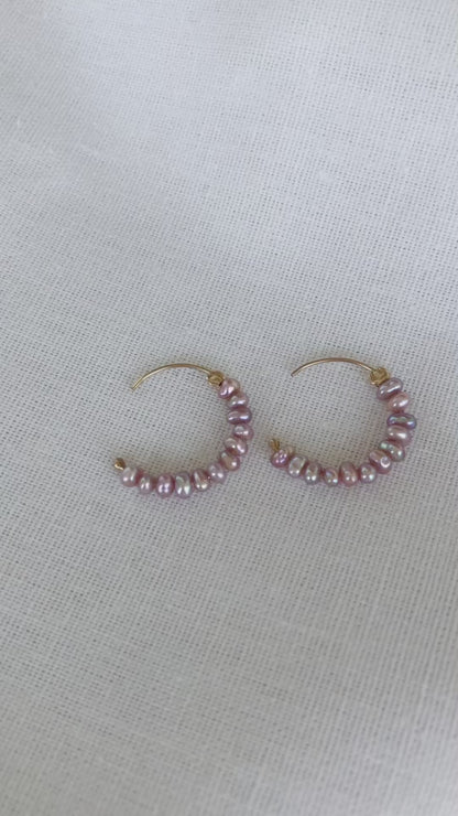 Éclat de Mistissi Hoops – Blush Pearl Edition
