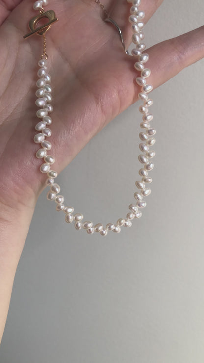 Amour de Mistissi Rice Pearl Necklace